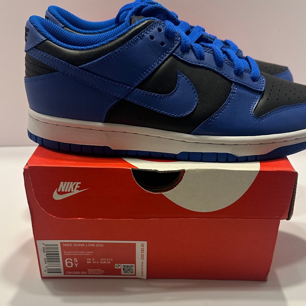 Nike Dunk Low Men's Sneakers - Blue and Black cobalt